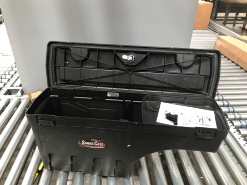 Photo 3 of ***MISSING BRACKETS*** 
UnderCover SwingCase Truck Bed Storage Box | SC200D | Fits 1999 - 2016 Ford F-250/350 Super Duty Drivers Side , Black
