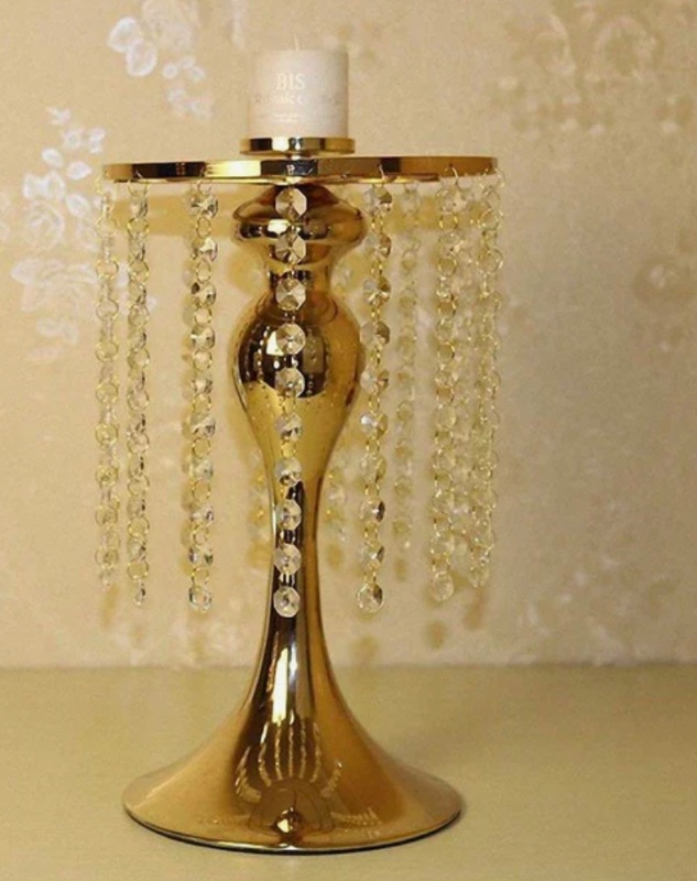 Photo 1 of 13 Inches Tall Metal Acrylic Tabletop Chandelier Gold Flower Stand Candle Holders Wedding Decorations Table Centerpiece
13 Inches Tall Metal Acrylic Tabletop Chandelier Gold Flower Stand Candle Holders Wedding Decorations Table Centerpiece
