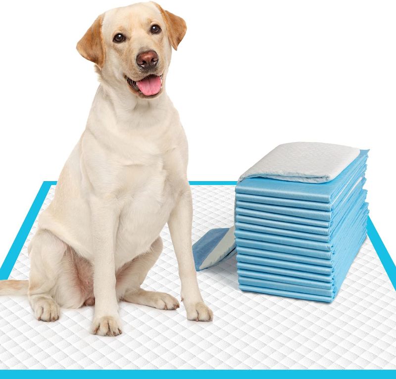Photo 1 of  Extra Large Dog Pee Pads 28"x30"-30 Count | X-Large Puppy Pee Training Pads Super Absorbent & Leak-Proof | Disposable Pet Piddle and Potty Pads for Puppies | Dogs | Doggie| Cats | Rabbits
