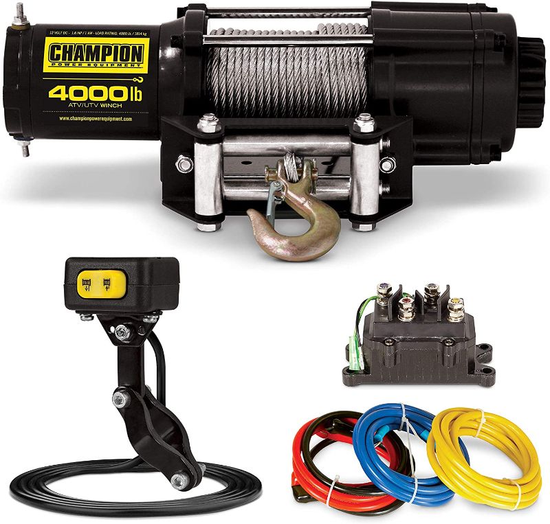 Photo 1 of ***PARTS ONLY*** Champion 4000-lb. ATV/UTV Winch Kit with Mini-Rocker
