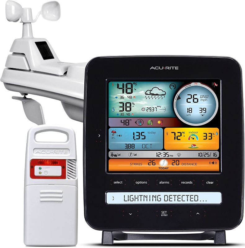 Photo 1 of AcuRite Iris (5-in-1) Professional Weather Station with LCD Display and Lightning Detection