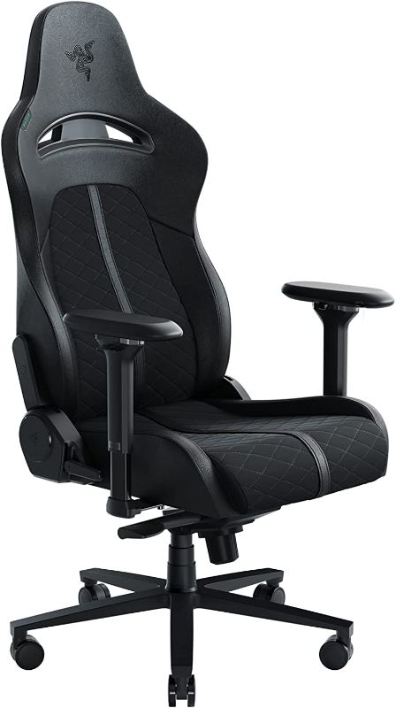 Photo 1 of Razer Enki Gaming Chair: All-Day Gaming Comfort - Built-in Lumbar Arch - Optimized Cushion Density - Dual-Textured