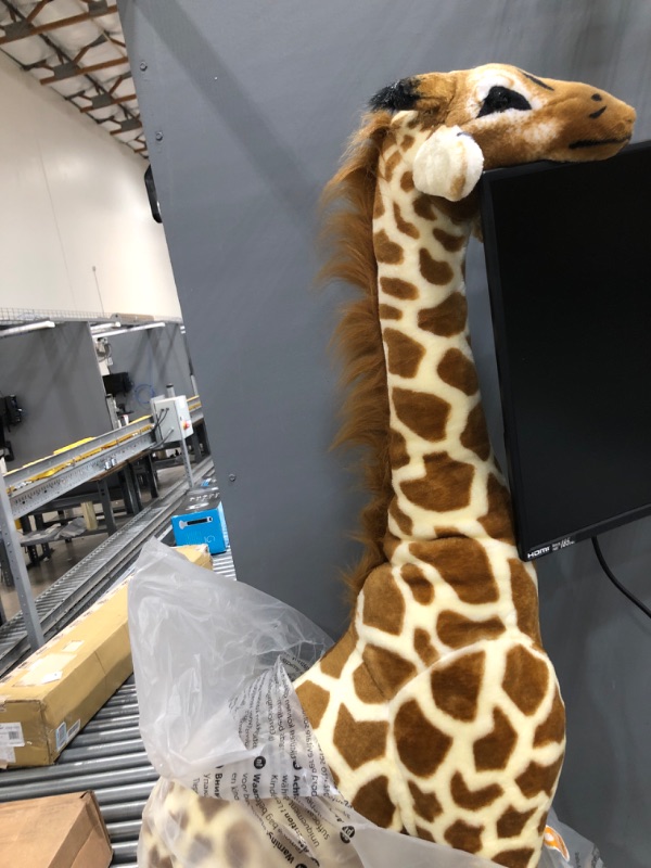 Photo 2 of Melissa & Doug Giant Giraffe - Lifelike Stuffed Animal (over 4 feet tall)
