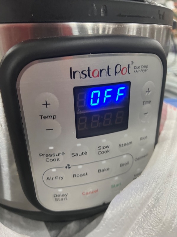 Photo 2 of Instant Pot Duo Crisp 11-in-1 Air Fryer and Electric Pressure Cooker Combo with Multicooker Lids that Air Fries, Steams, Slow Cooks, Sautés, Dehydrates and More, Free App With 1900 Recipes, 6 Quart
