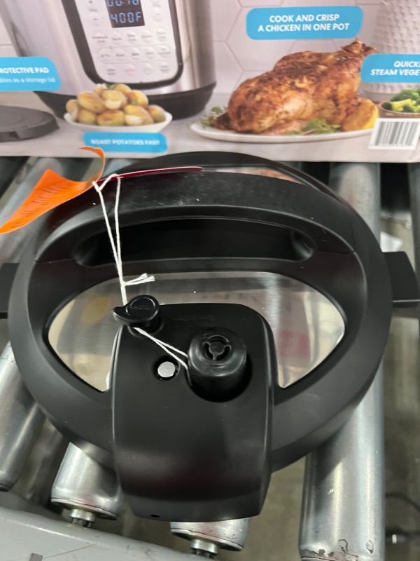 Photo 3 of Instant Pot Duo Crisp 11-in-1 Air Fryer and Electric Pressure Cooker Combo with Multicooker Lids that Air Fries, Steams, Slow Cooks, Sautés, Dehydrates and More, Free App With 1900 Recipes, 6 Quart
