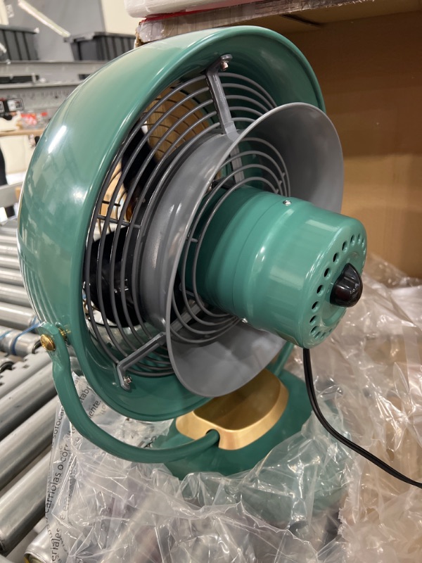 Photo 3 of Vornado VFAN Sr. Vintage Air Circulator Fan, Green
