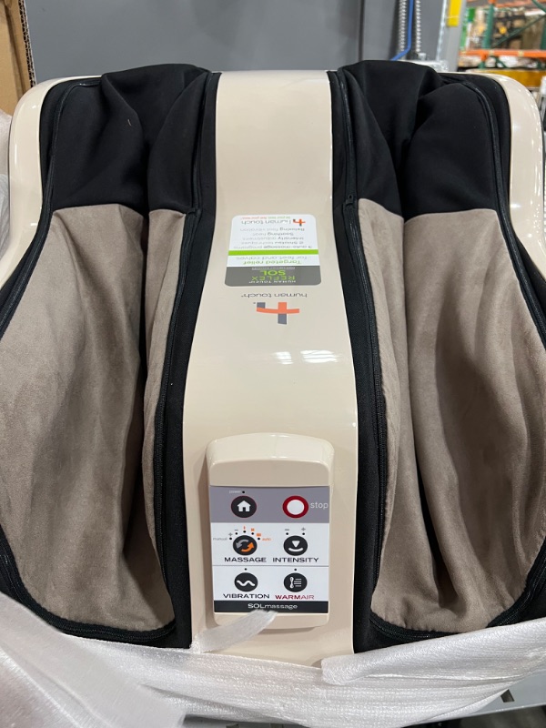 Photo 1 of Human Touch - Reflex SOL Foot and Calf Massager - Black/White
