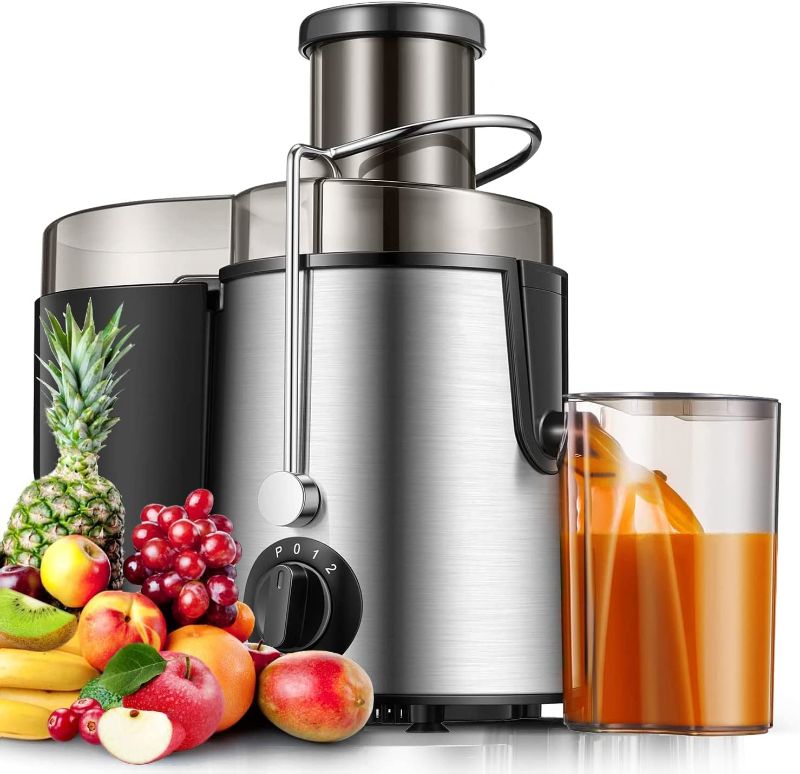 Photo 1 of Juicer Upgraded 400W Juicer Machines, 2 Speed Gear Centrifugal Juicer For Fruits and Vegetable with Anti-drip Function, Stainless Steel and BPA Free, Easy To Clean
