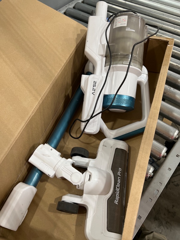 Photo 2 of Eureka LED Headlights, Efficient Cleaning with Powerful Motor Lightweight Cordless Vacuum Cleaner, Convenient Stick and Handheld Vac, Flex Blue
