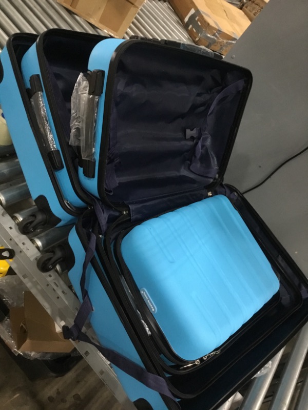 Photo 5 of ***LIKE NEW***
COOLIFE Luggage 4 Piece Set Suitcase Spinner Hardshell Lightweight TSA Lock 4 Piece Set
