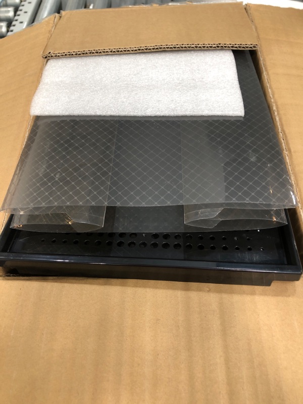Photo 1 of QualiapeX Large Translucent Black Shoe Storage Boxes, Clear Plastic Stackable Sneaker Display Drawer, Storage Bins Shoe Container Organizer, 8 Pack
