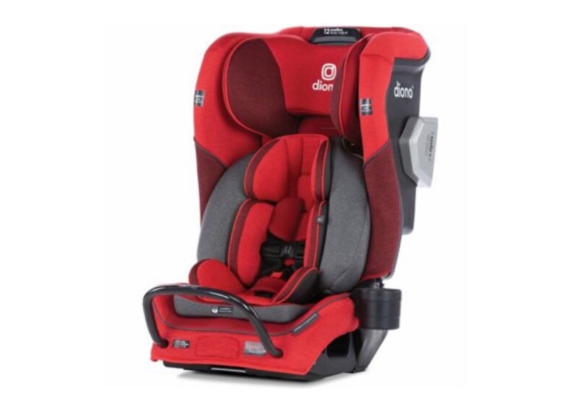 Photo 1 of Diono® radian® 3QXT Ultimate 3 Across All-in-One Convertible Car Seat in Red