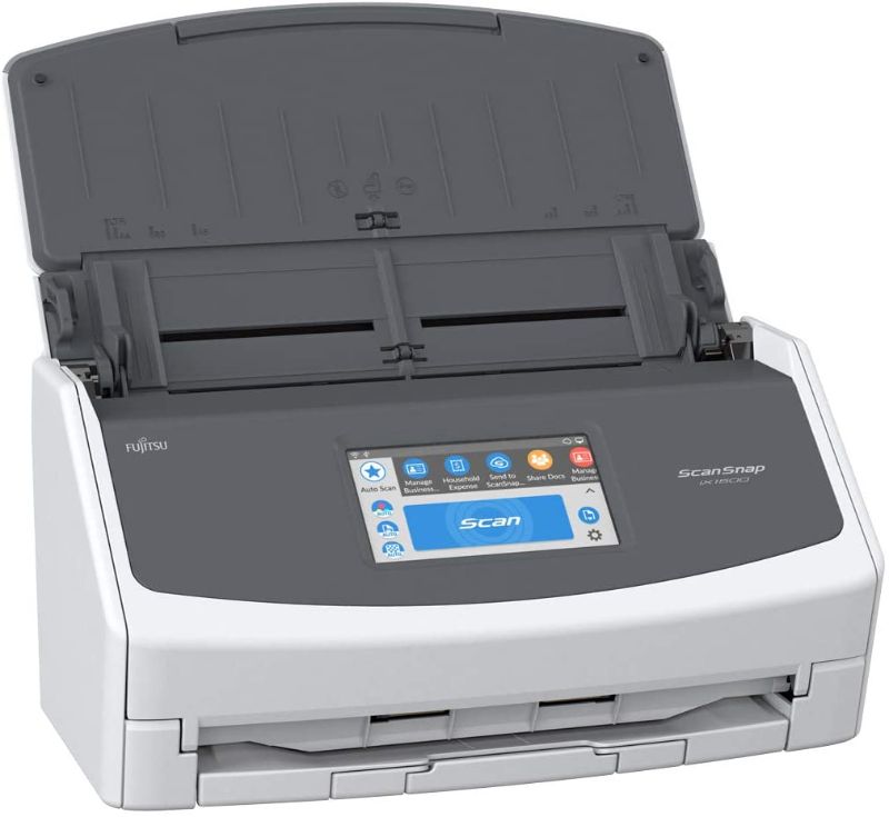 Photo 1 of Fujitsu ScanSnap iX1500 Color Duplex Document Scanner with Touch Screen for Mac and PC [Current Model, 2018 Release]