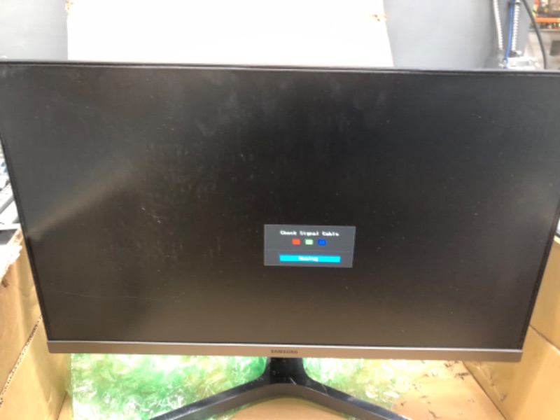 Photo 2 of SAMSUNG SR35 Series 24-Inch FHD 1080p Computer Monitor, 75Hz, IPS Panel, HDMI, VGA (D-Sub), 3-Sided Border-Less, FreeSync (LS24R350FZNXZA)
