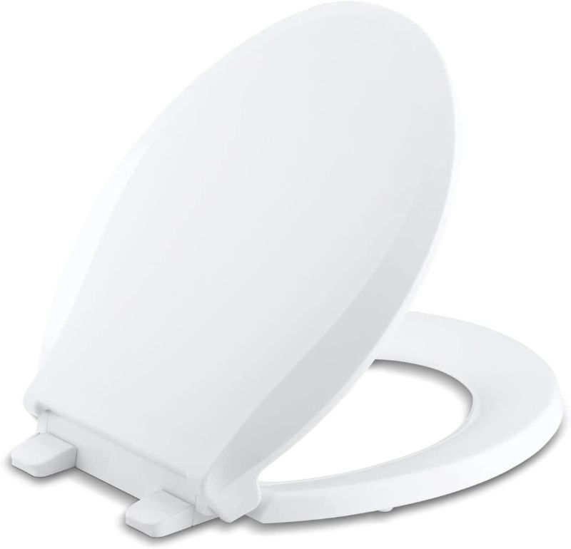 Photo 1 of 0 Cachet Quiet Close Toilet Seat, White, Round