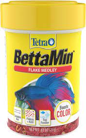 Photo 1 of 10 Tetra BettaMin Tropical Medley Color Enhancing Fish Food - 1.02 Oz, 66 Ml  EXP 9/24