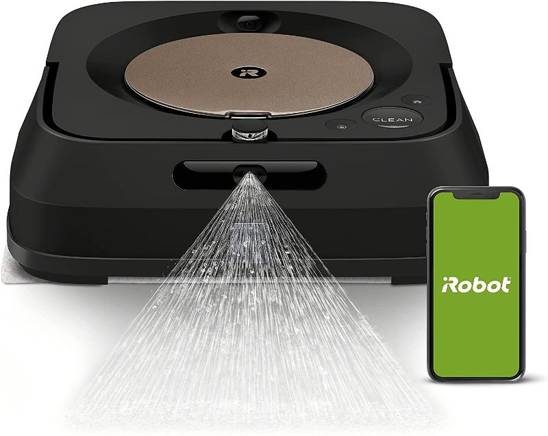 Photo 1 of iRobot Braava jet m6 (6012) Ultimate Robot Mop- Wi-Fi Connected, Precision Jet Spray, Smart Mapping, Compatible with Alexa, Ideal for Multiple Rooms, Recharges and Resumes