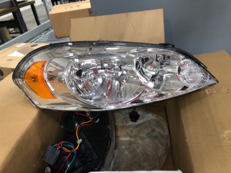 Photo 2 of AKKON - Fits 2005 2006 Toyota Camry Sedan Halogen Type Chrome Headlights Pair Replacement Left Driver + Right Passenger. (SEE LAST PICTURE)