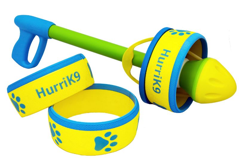 Photo 1 of HurriK9 Flying Ring Launcher | Quickly Exercises Your Dog | Dog Toy Launcher W/ Spandex Foam Rings (1995866)
