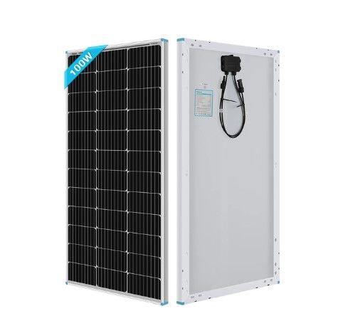 Photo 1 of 100 Watt 12 Volt Monocrystalline Solar Panel (Compact Design)
