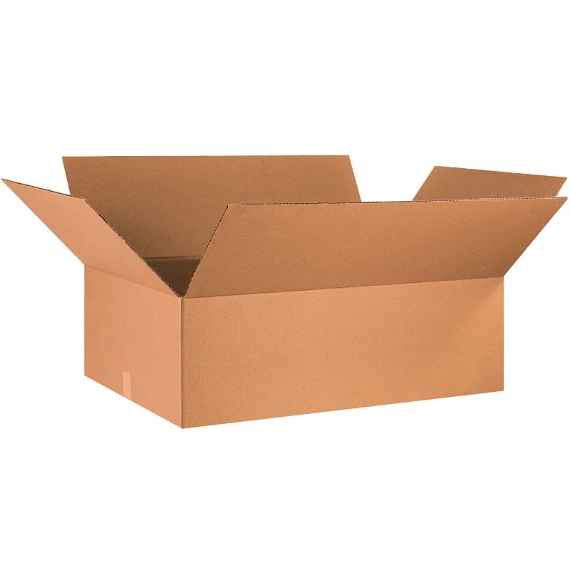 Photo 1 of 16 Pack of Corrugated Cardboard Boxes, 48" L x 24" W x 12" H, Kraft, Shipping, Packing and Moving
