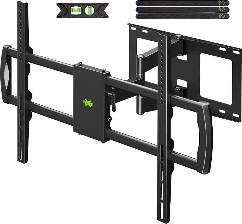 Photo 1 of Full Motion TV Mount Fits for 42-90" Tvs Holds Up to 150lbs Heavy Duty TV Wall Mount Swivel and Tilt with Articulating Arm for Flat Screen Tvs/Led/LCD/OLED,Max Vesa 600x500mm by USX MOUNT