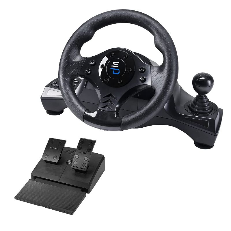 Photo 1 of Superdrive - GS750 racing steering wheel with pedals, paddles, shifter and vibration for Xbox Serie X/S, PS4, Xbox One, PC (programmable for all games)