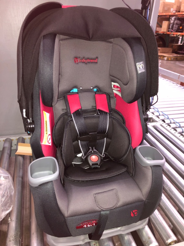 Photo 1 of Baby Trend Cover Me Convertible Car Seat, Scooter - Red & Black
