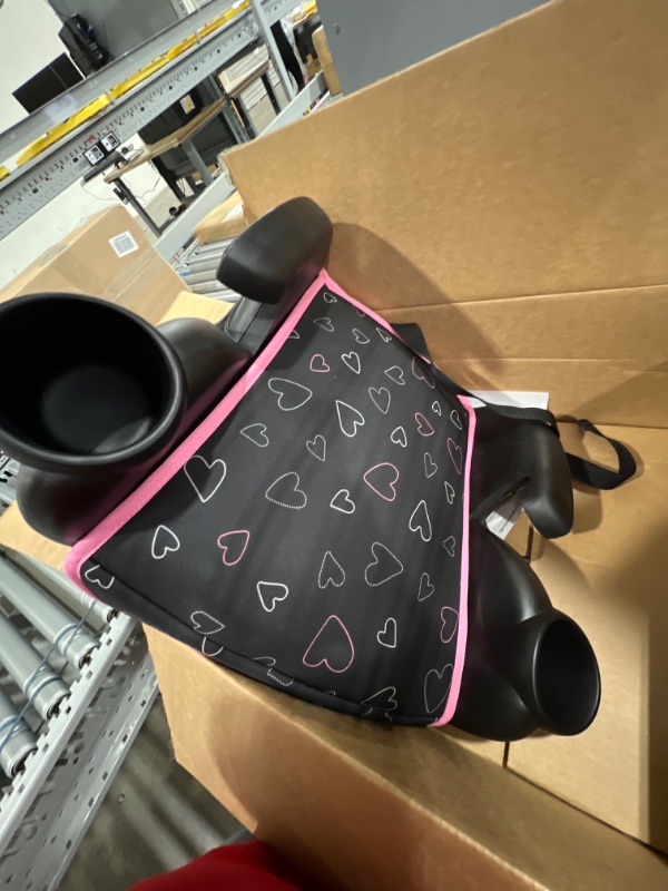 Photo 3 of Evenflo GoTime No Back Booster Car Seat (Amore Pink)
