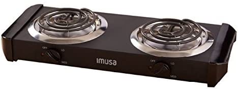 Photo 1 of IMUSA USA GAU-80306 Electric Double Burner 1750-Watts , Black
