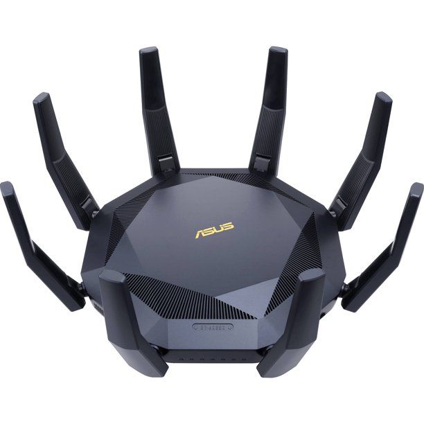 Photo 1 of ASUS AX6000 WiFi 6 Gaming Router (RT-AX89X) - Dual Band 12-Stream Gigabit Wireless Internet Router, Dual 10G Ports, Gaming & Streaming, AiMesh Compatible, Included Lifetime Internet Security
