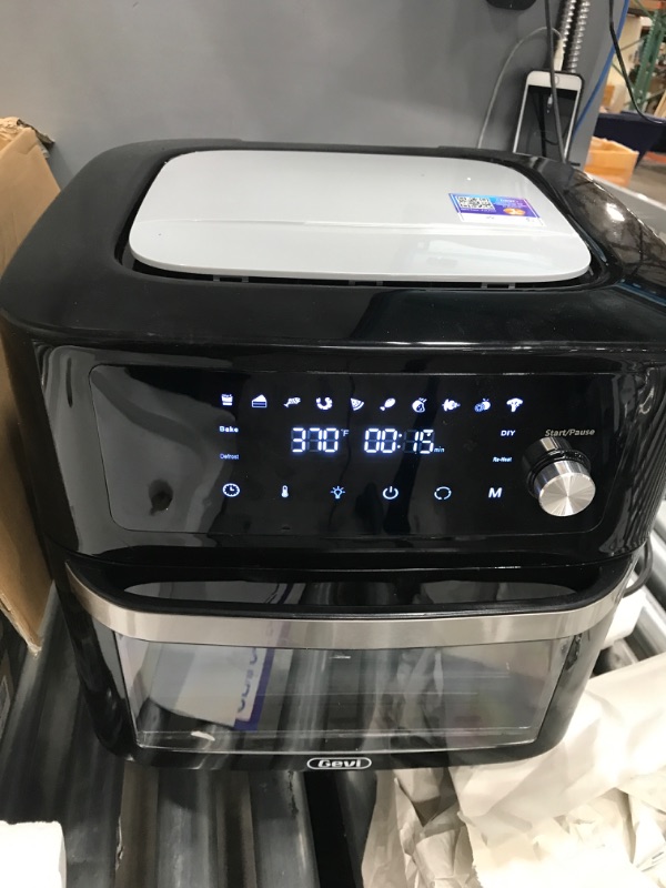 Photo 2 of 13-in-1 Air Fryer Oven, 19 Quart Air Fryer Toaster Oven Combo, Convection Countertop Oven, Rotisserie and Dehydrator, LED Digital Touchscreen, 6 Accessories Included, 1700W
