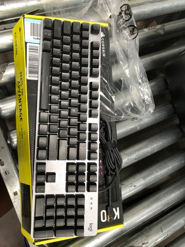 Photo 3 of Corsair K70 RGB PRO Wired Mechanical Gaming Keyboard (Cherry MX RGB Blue Switches: Tactile and Clicky, 8,000Hz Hyper-Polling, PBT Double-Shot PRO Keycaps, Soft-Touch Palm Rest) QWERTY, NA - Black