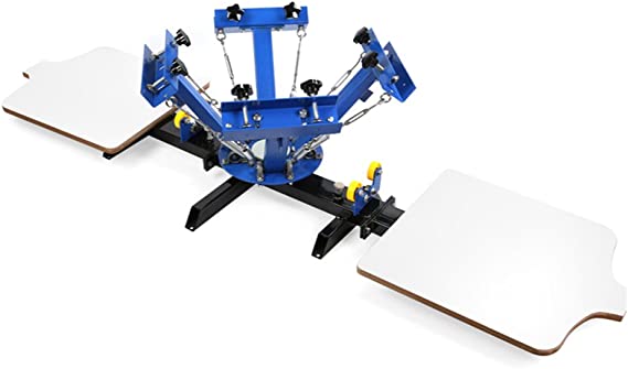 Photo 1 of 4 Color 2 Station Silk Screen Printing Machine 4-2 Press DIY T-Shirt Printing -US Stock
