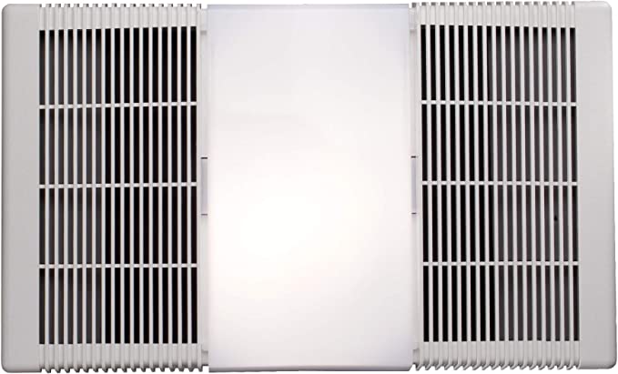 Photo 1 of Broan-Nutone 668RP Ceiling Bathroom Exhaust Fan and Light Combo, 100-Watt Incandescent Lighting, 4.0 Sones, 70 CFM , White
