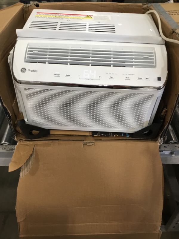 Photo 1 of GE Profile Ultra Quiet Window Air Conditioner 8,100 BTU, WiFi Enabled Energy Efficient for Medium Rooms, Easy Installation with Included Kit, 8K Window AC Unit, Energy Star, White
