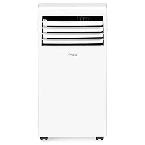 Photo 1 of Midea 6,000 BTU ASHRAE (5,000 BTU SACC) Portable Air Conditioner, Cools up to 150 Sq. Ft., Works as Dehumidifier & Fan, Remote Control & Window Kit Included
