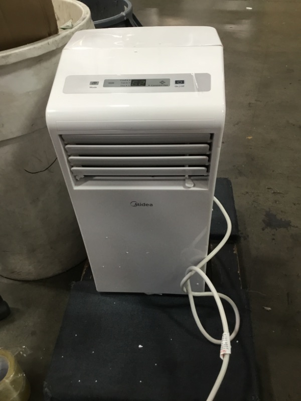 Photo 2 of Midea 6,000 BTU ASHRAE (5,000 BTU SACC) Portable Air Conditioner, Cools up to 150 Sq. Ft., Works as Dehumidifier & Fan, Remote Control & Window Kit Included
