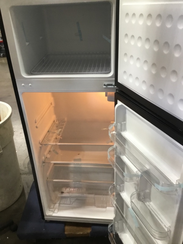 Photo 3 of RCA RFR725 2 Door Apartment Size Refrigerator with Freezer, Stainless
PLEASE READ NOTES