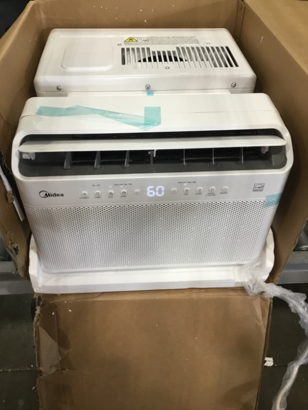 Photo 2 of Midea 8,000 BTU U-Shaped Inverter Window Air Conditioner WiFi, 9X Quieter, Over 35% Energy Savings ENERGY STAR MOST EFFICIENT
