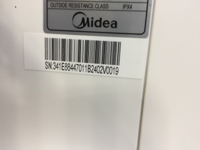 Photo 4 of ***PARTS ONLY*** 
Midea 8,000 BTU U-Shaped Smart Inverter Window Air Conditioner–Cools up to 350 Sq. Ft., Ultra Quiet with Open Window Flexibility, Works with Alexa/Google Assistant, 35% Energy Savings, Remote Control
