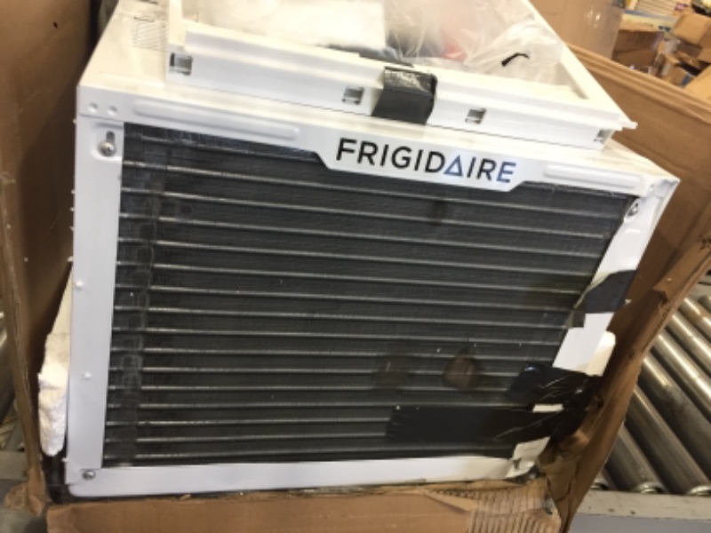 Photo 2 of DAMAGED*
FRIGIDAIRE 12,000 BTU 115V Window-Mounted Compact Air Conditioner with Remote Control, White
