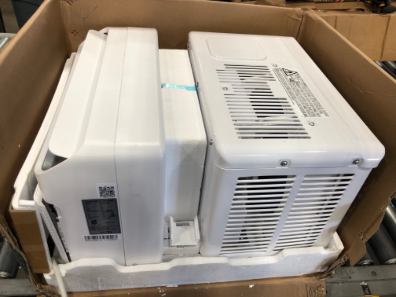 Photo 4 of TESTED POWERS ON*
Midea 8,000 BTU U-Shaped Smart Inverter Window Air Conditioner–Cools up to 350 Sq. Ft., Ultra Quiet with Open Window Flexibility, Works with Alexa/Google Assistant, 35% Energy Savings, Remote Control
