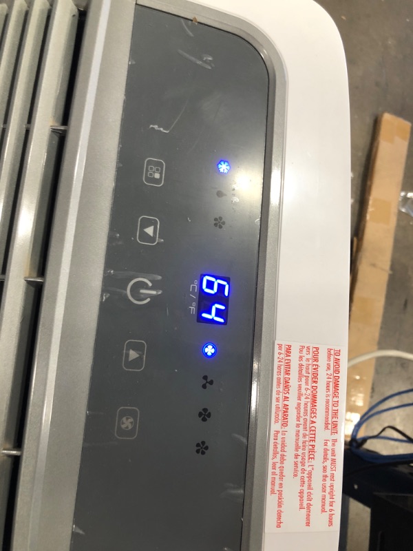 Photo 1 of TESTED POWERS ON*
BLACK+DECKER 10,000 BTU Portable Air Conditioner with Remote Control, White
