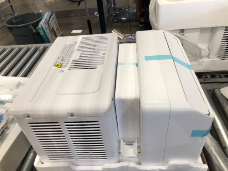 Photo 3 of TESTED POWERS ON**
Midea 12,000 BTU U-Shaped Smart Inverter Window Air Conditioner–Cools up to 550 Sq. Ft., Ultra Quiet with Open Window Flexibility, Works with Alexa/Google Assistant, 35% Energy Savings, Remote Control
