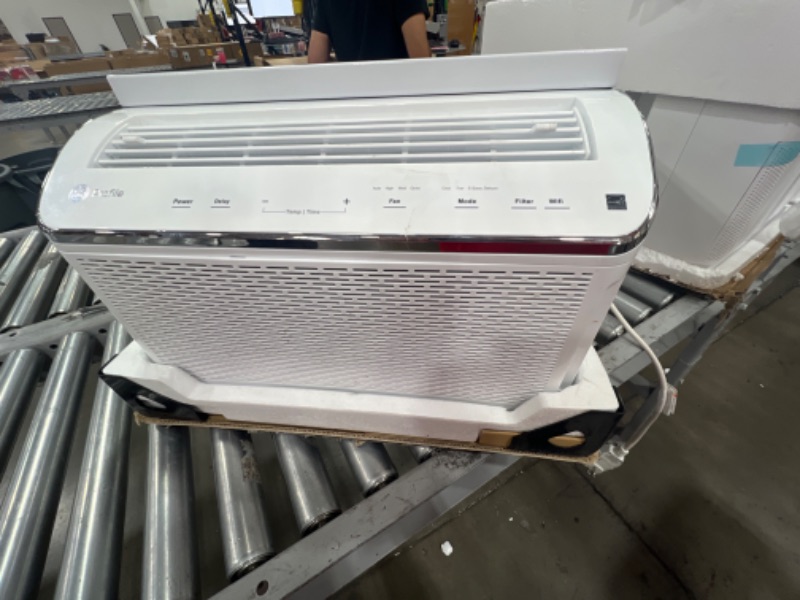 Photo 2 of ***PARTS ONLY*** GE Profile PHC08LY 19" Window Smart Air Conditioner with 8100 Cooling BTU; 350 sq. ft. Cooling Area; Wi-Fi Connection; Timer; and EZ Mount in White
