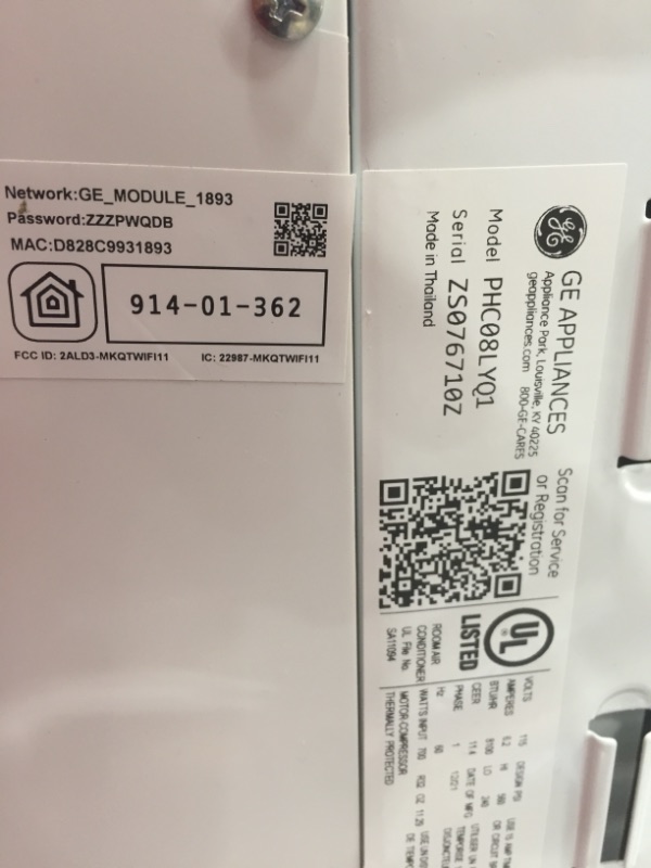 Photo 6 of GE Profile Ultra Quiet Window Air Conditioner 8,100 BTU, WiFi Enabled Energy Efficient for Medium Rooms, Easy Installation with Included Kit, 8K Window AC Unit, Energy Star, White
