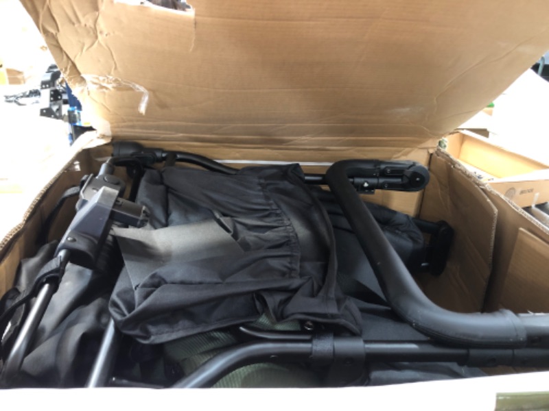 Photo 2 of **MISSING PARTS**
Jeep Deluxe Wrangler Stroller Wagon by Delta Children - Includes Cooler Bag, Parent Organizer and Car Seat Adapter, Black/Green
