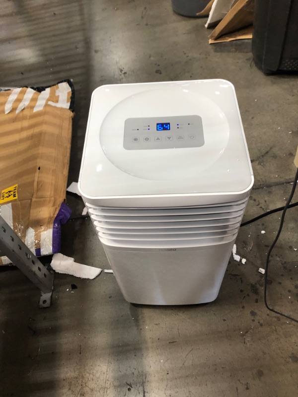 Photo 3 of TURBRO Greenland 10,000 BTU Portable Air Conditioner, Dehumidifier and Fan, 3-in-1 Floor AC Unit for Rooms up to 400 Sq Ft, Sleep Mode, Timer, Remote Included (6,000 BTU SACC)
