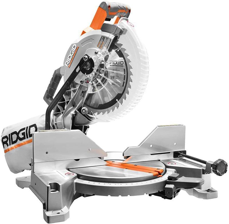 Photo 1 of 15 Amp 10 in. Dual Miter Saw with LED Cut Line Indicator R4113
